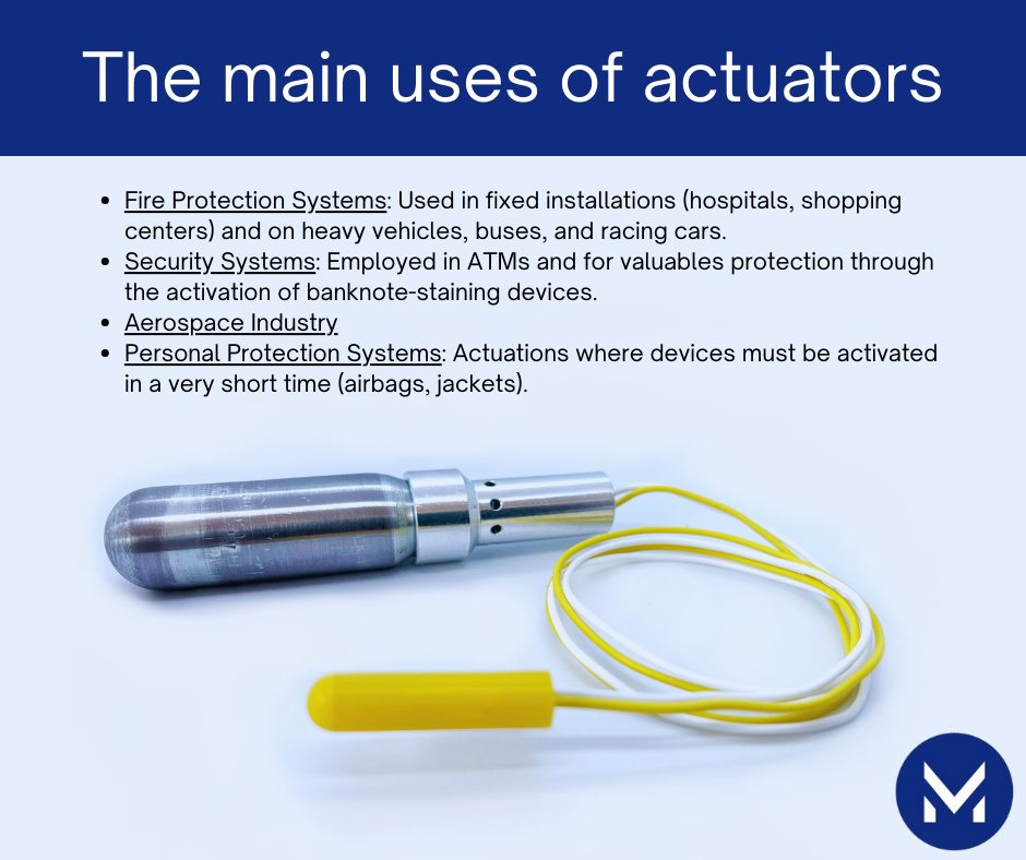 Monetti - The actuators and their uses. Here are the main uses of pyro ...