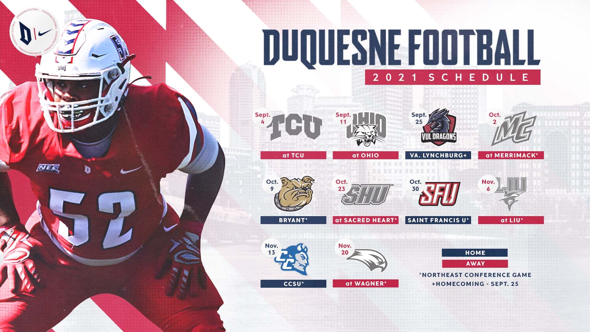 duquesne university football helmet Duke Blue Devils Riddell Speed Authentic Model yours after your favorite players set up or make a unique design of your own Duquesne gets another FBS challenge