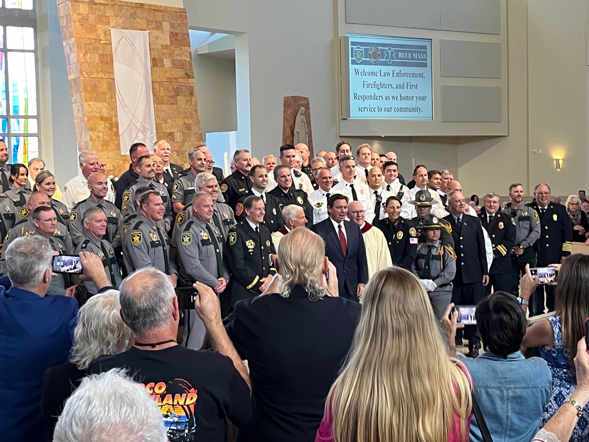 Honored Mahlon Mitchell for our First Responder ceremony ahead of 