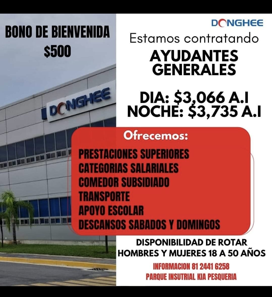 Donghee rys | Pesquería