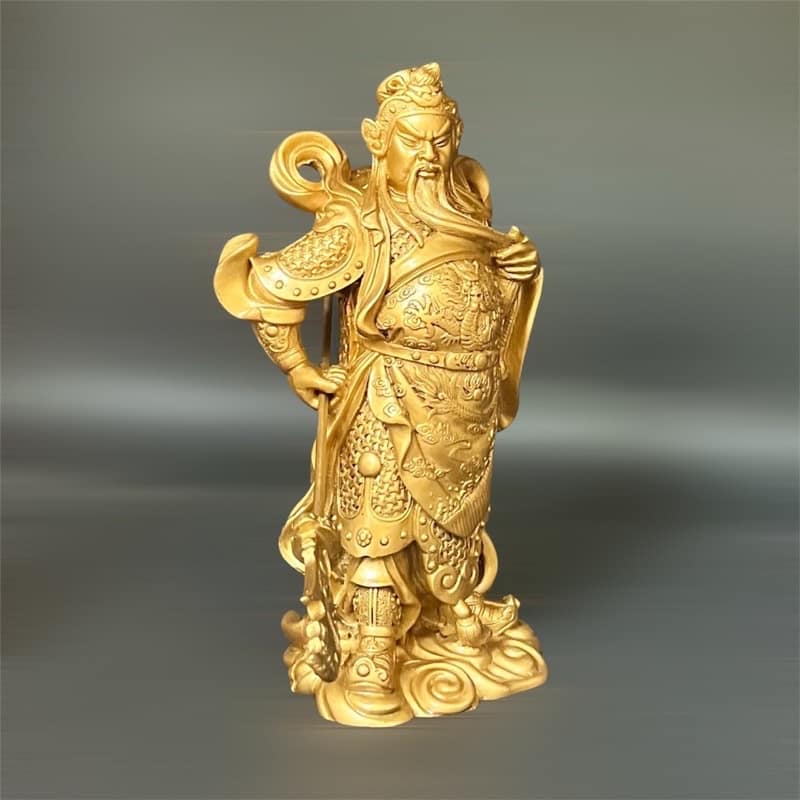 品名Product】立周仓关平（极彩K金） 【尺寸Size 】12