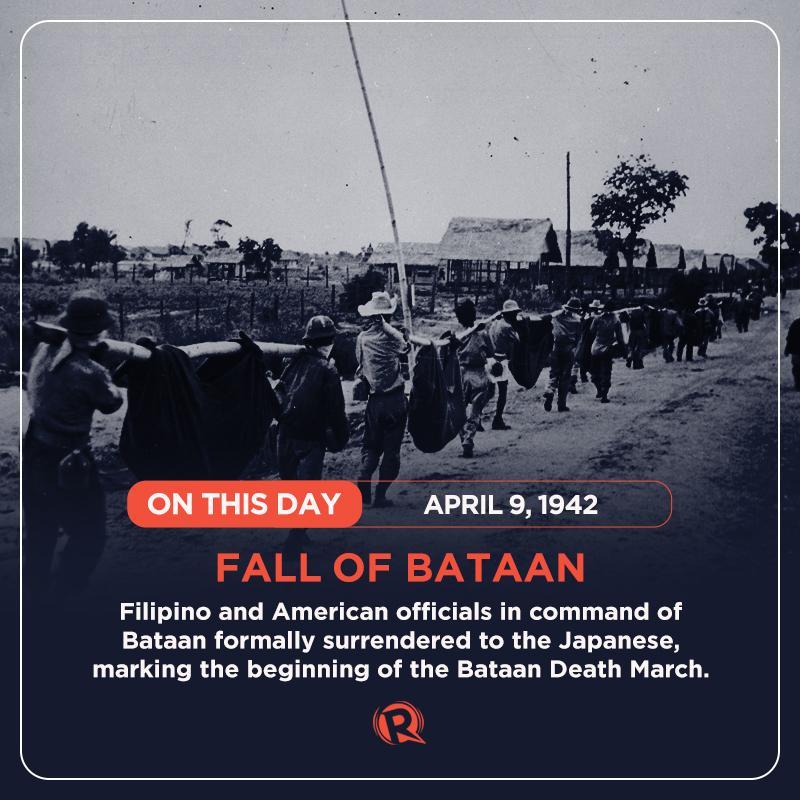 Rappler - #OnThisDay: Araw ng Kagitingan or Day of Valor marks the ...