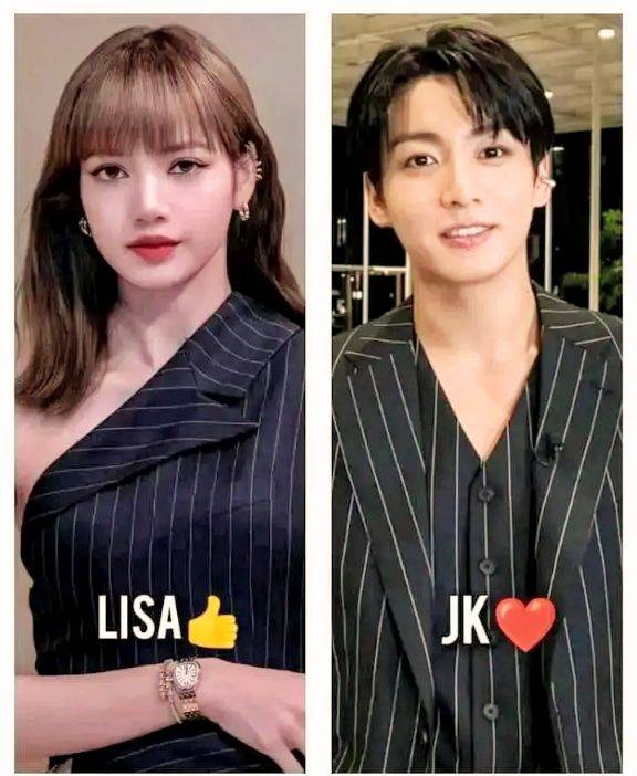 LISA 👍 or JUNGKOOK ❤️ #kpopidol