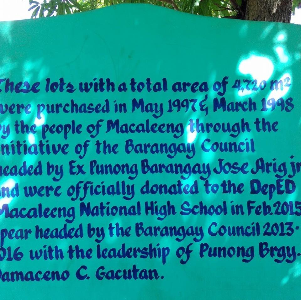 Macaleeng National High... - Macaleeng National High School
