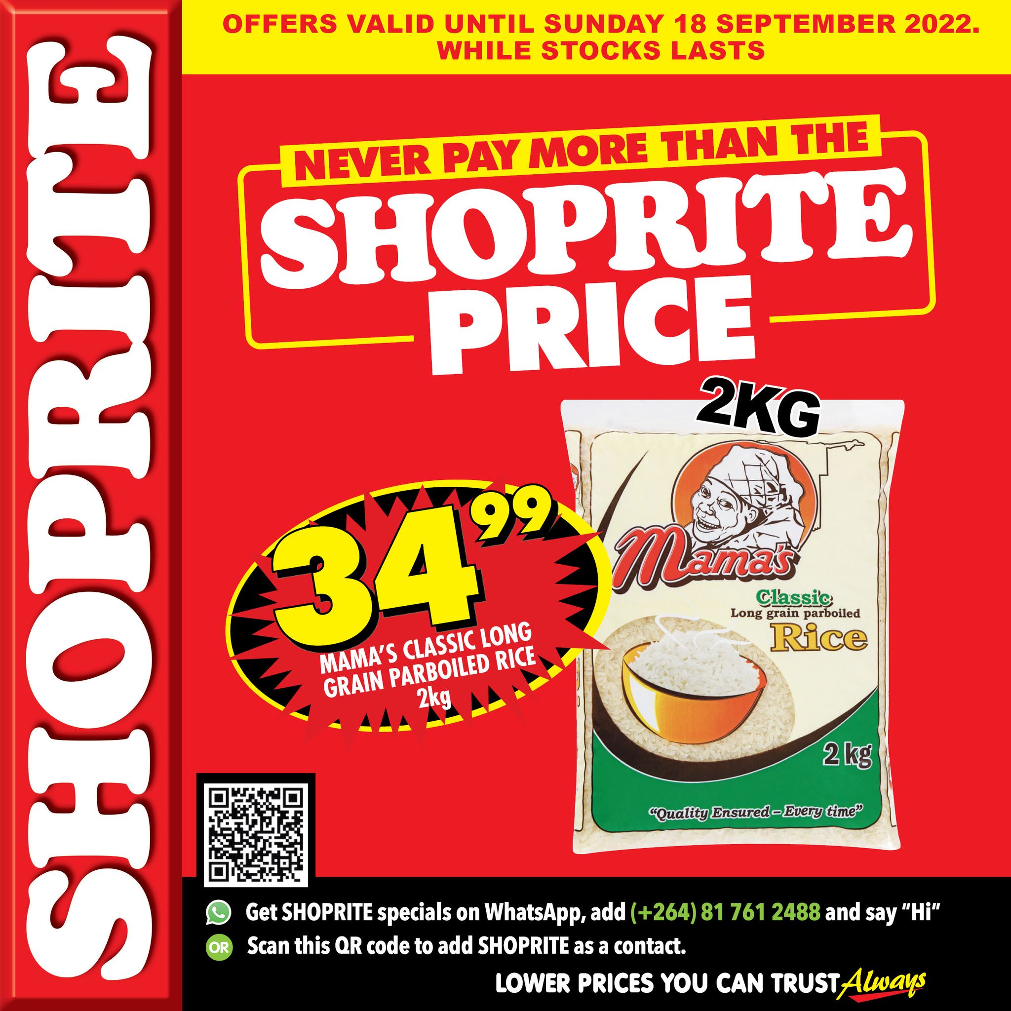 Namibian Sun - Never Pay More than the Shoprite Price Mama’s Classic ...