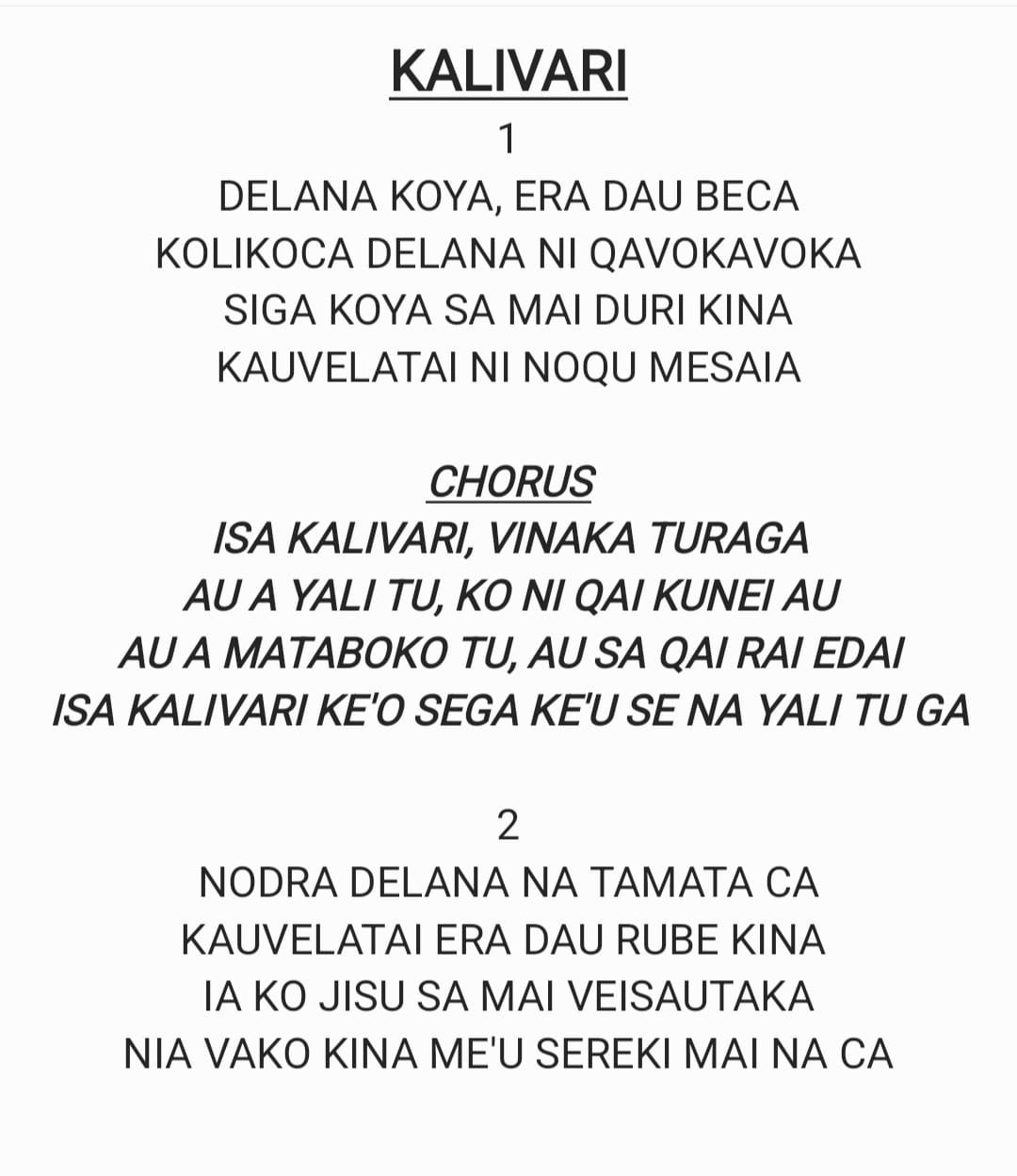 #Lyrics 🎼KALIVARI🎶 - New SONG Gospel Group | Facebook