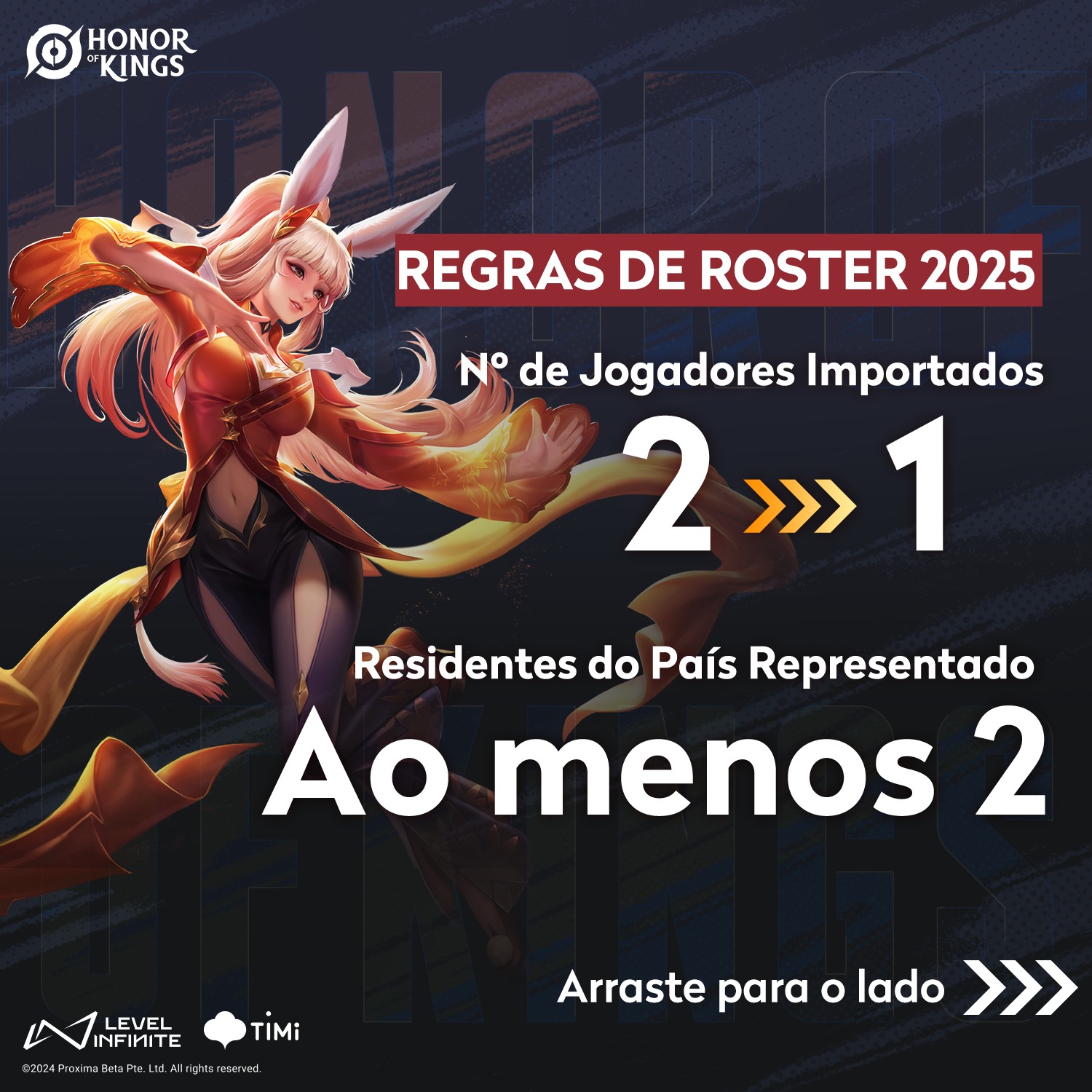 Honor of Kings - 📢 Anúncio: Regras de Roster para os...