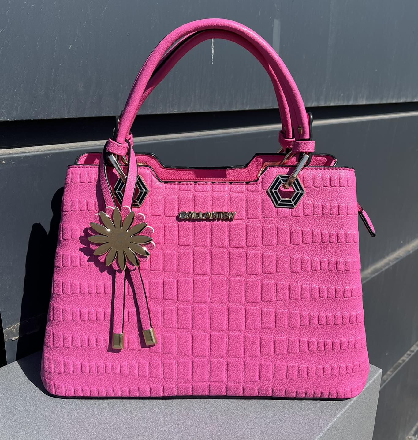Sac à Main Classique Marron Avec Motif "I ❤️ Aus" - Neuf Avec étiquettes