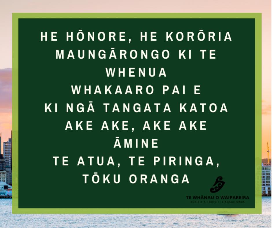 Āio ki runga, āio ki raro, āio ki... - Te Whānau O Waipareira | Facebook