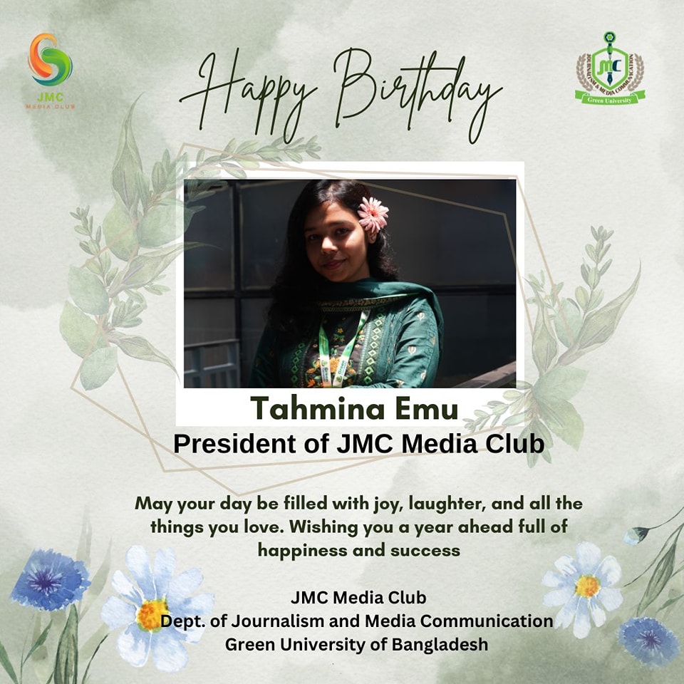 JMC Media Club - Happy Birthday to our incredible JMC... | Facebook