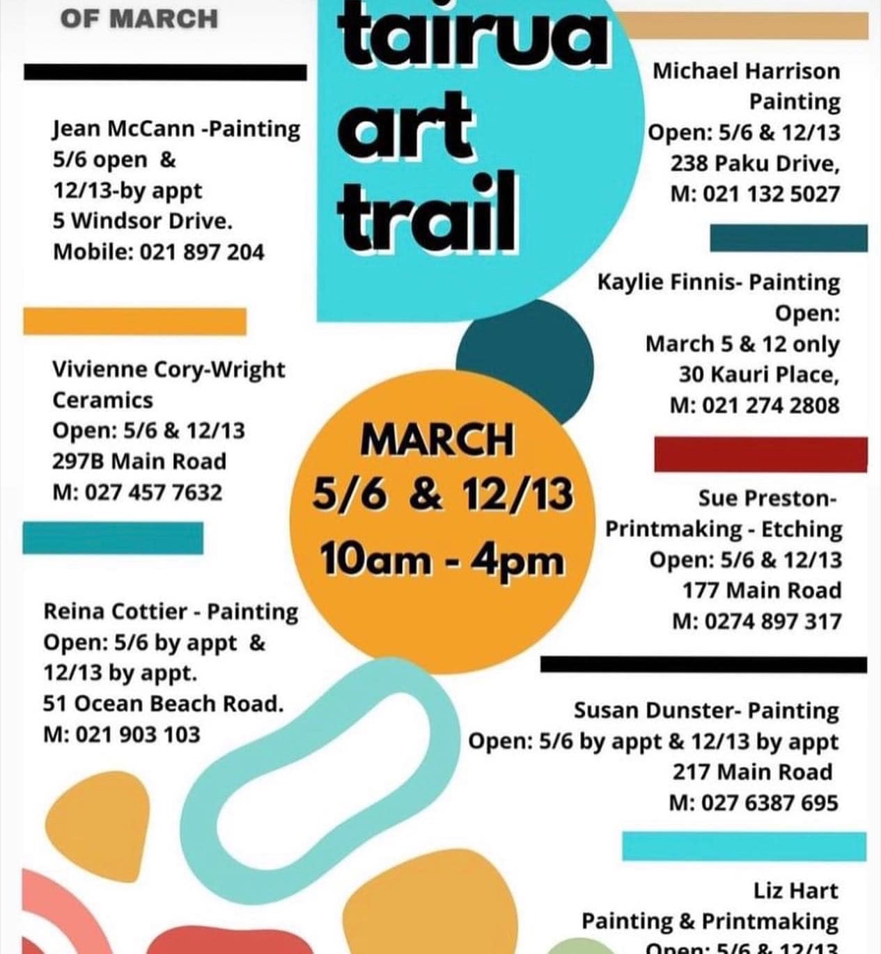 The official Art Escape event has... - Mercury Bay Art Escape | Facebook