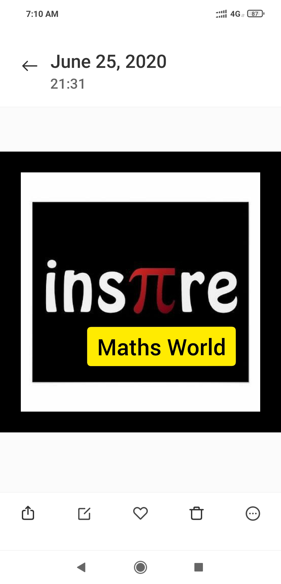 Maths World