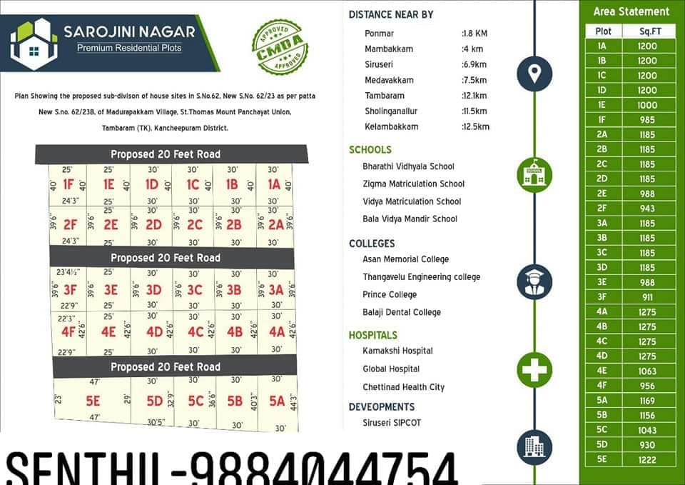 DTCP approved Layouts | Chennai