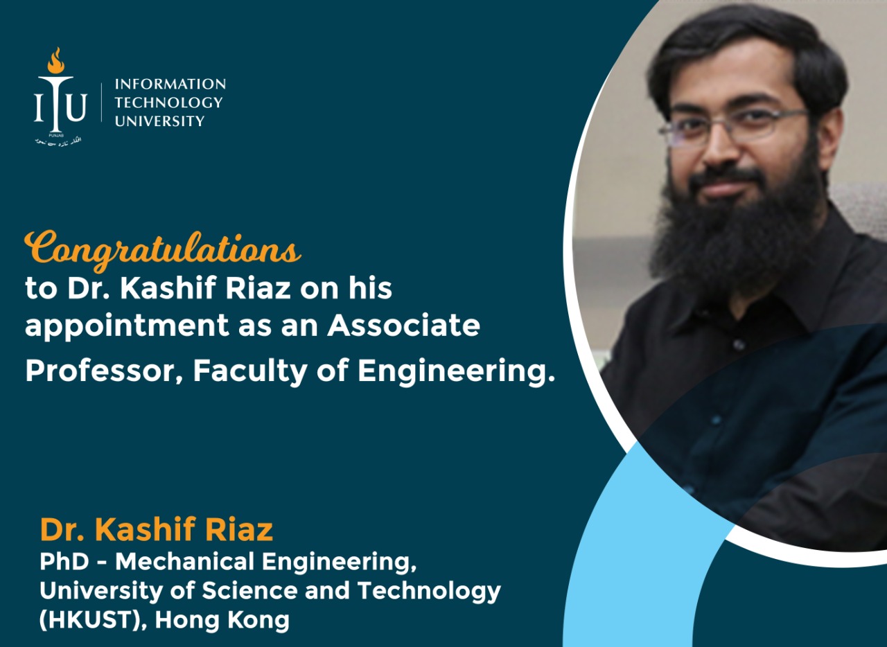 Information - We are pleased to share that Dr. Kashif Riaz has been ...