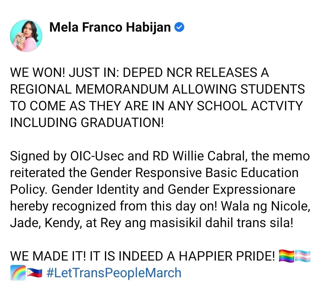 Explained PH - ‘WE WON!’ 🏳️‍🌈 “Wala ng Nicole, Jade,...
