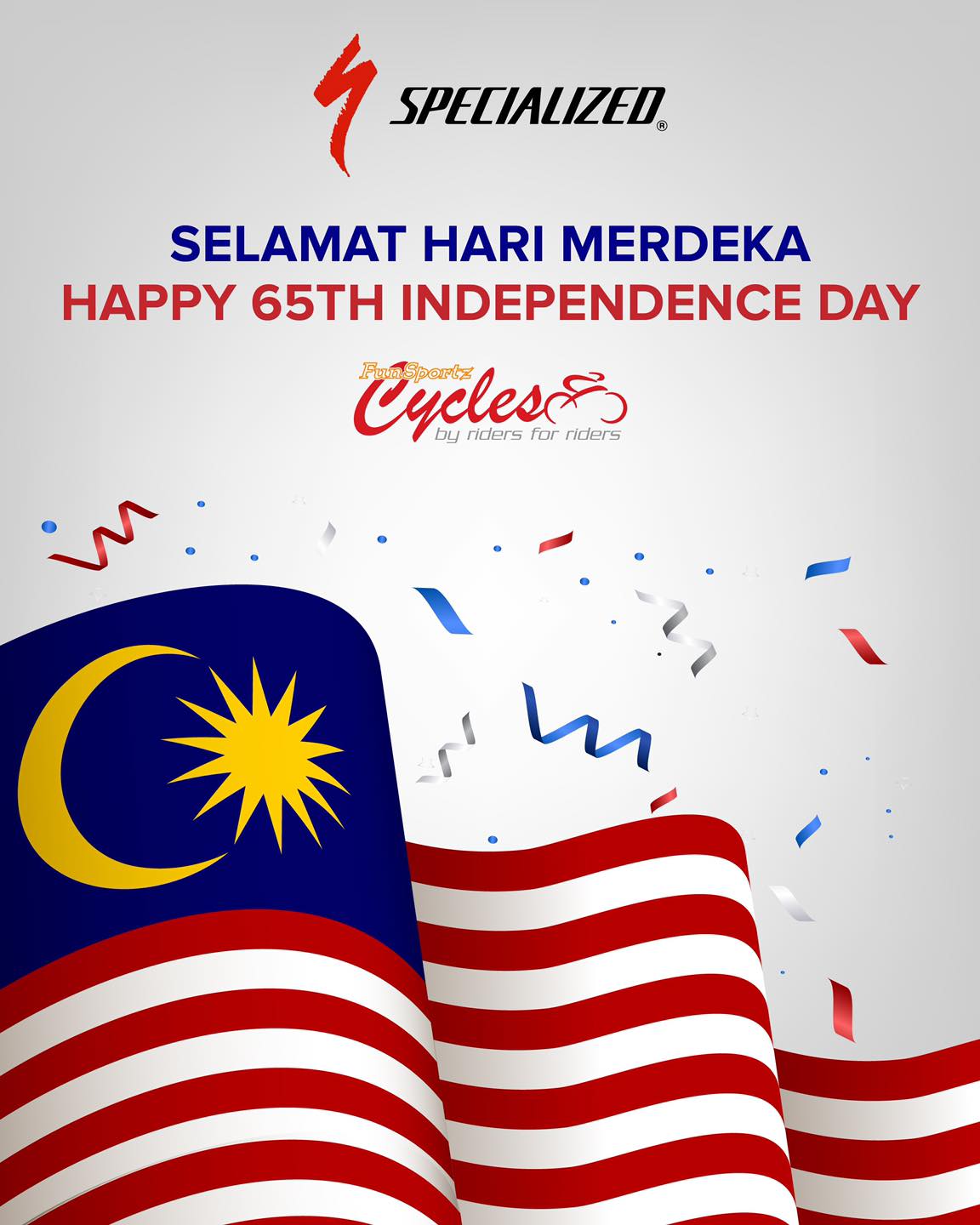 Selamat Hari Merdeka 🇲🇾 Happy 65th... - Specialized Penang