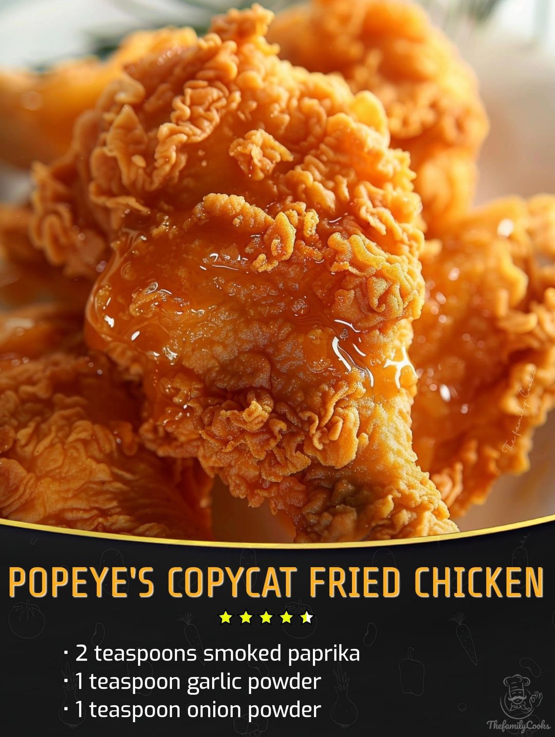 Tasty - Popeye's CopyCat Fried Chicken Ingredients: - 3 lbs of chicken ...