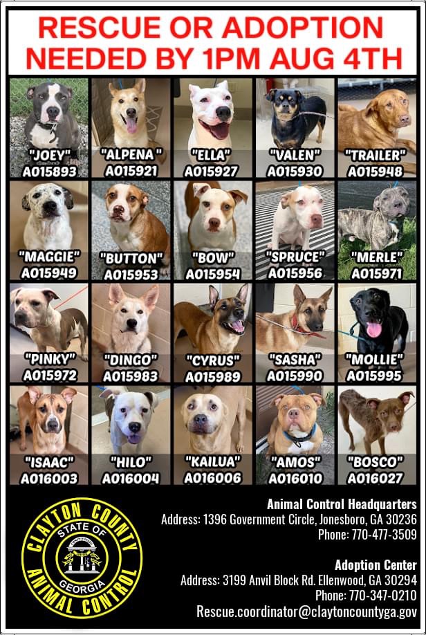 Partners for Pets, Inc - URGENT - DIRE - URGENT - DIRE URGENT LIST for ...