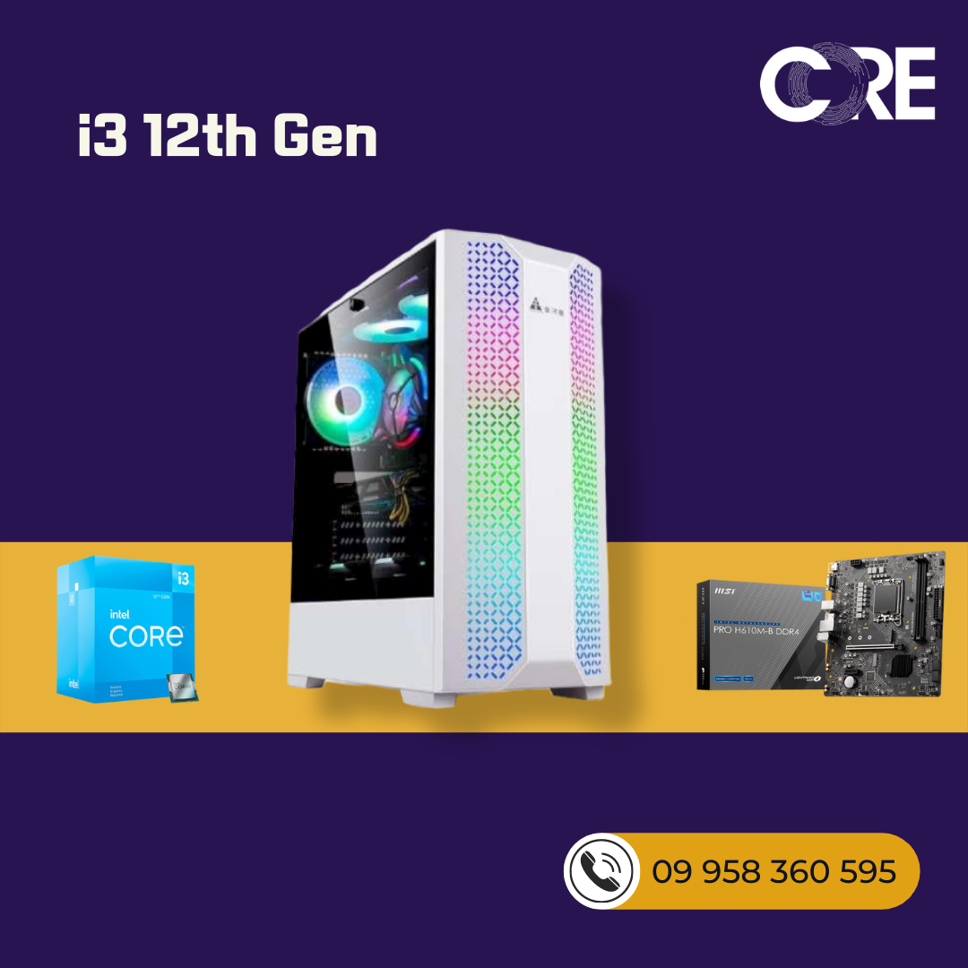 CORE - 📌 Build 1 (i5 12th Gen) #AllNewParts CPU --- i5 12400 Mobo ...