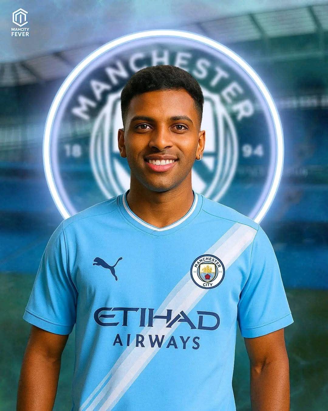 Rodrigo ロドリゴ 直筆サイン入り Manchester City Rodrigo: City's