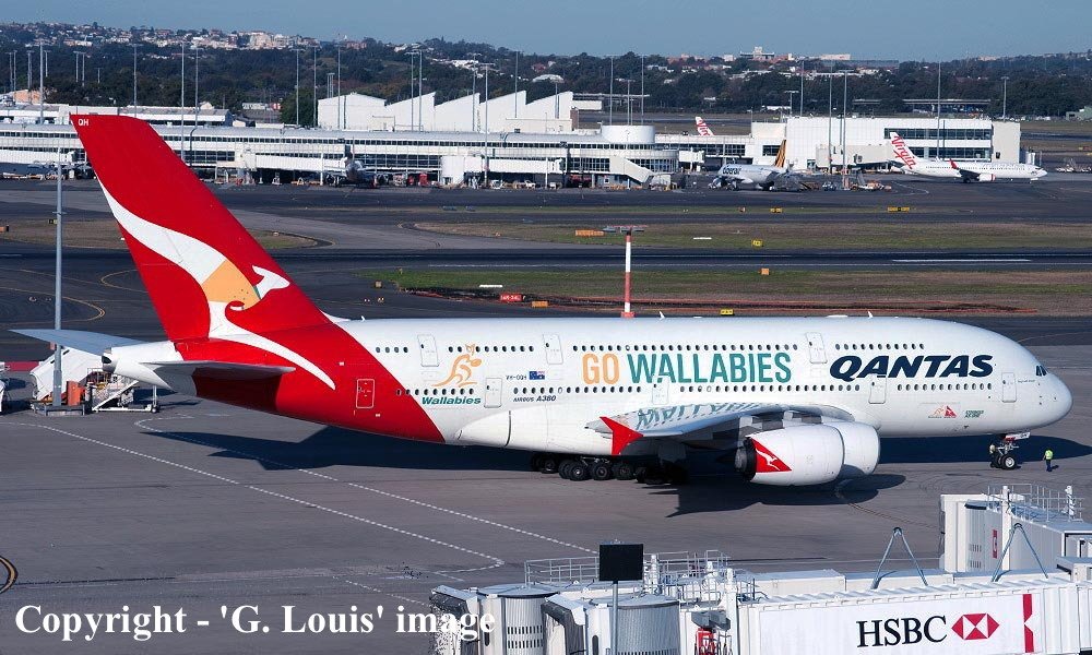 On This Day - August 26, 2015 The Qantas Airways Airbus A380-842 VH-OQH ...