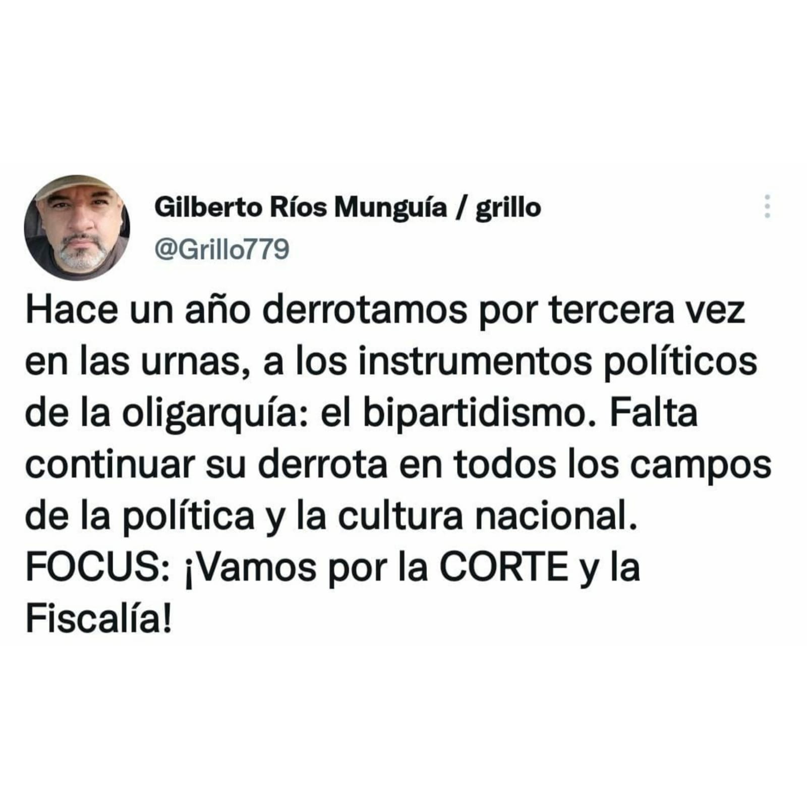 UNE TV - 🗣El dirigente y fundador de Libre, Gilberto Ríos,...