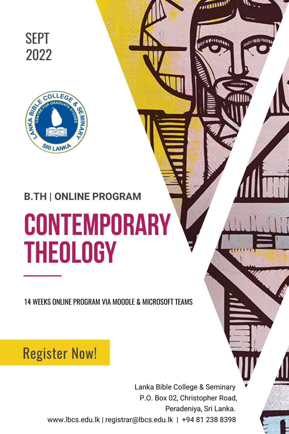 📌 Upcoming B.Th Course... - Lanka Bible College And Seminary | Facebook