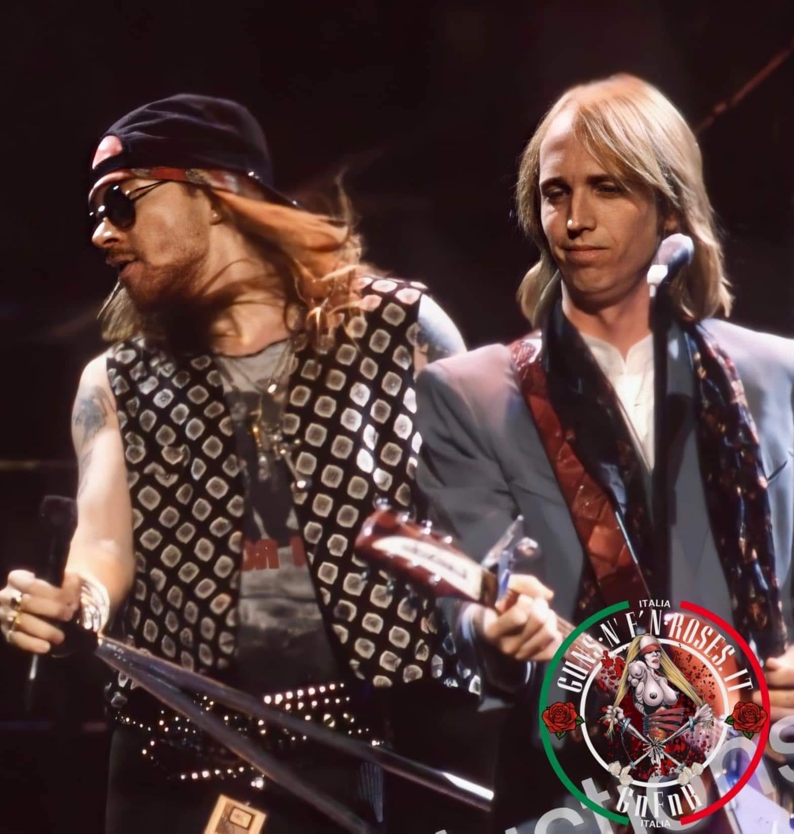 On this date in 1989, Axl Rose joined Tom Petty and the