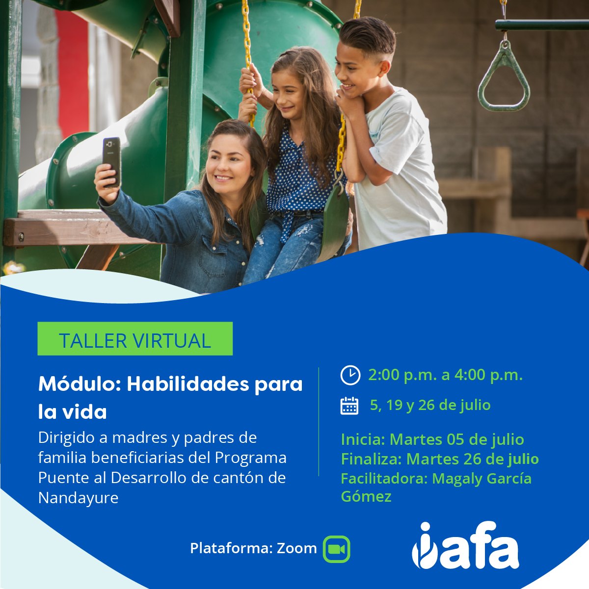 IAFA - #IAFA Región Chorotega da inicio al #TallerVirtual... | Facebook