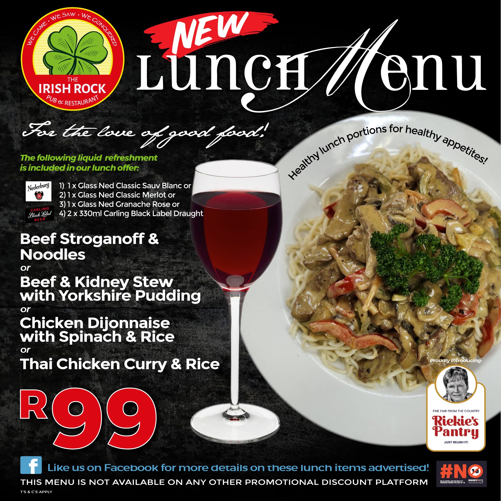 The Irish Rock - NEW Weekday lunch promotion. Your... | Facebook