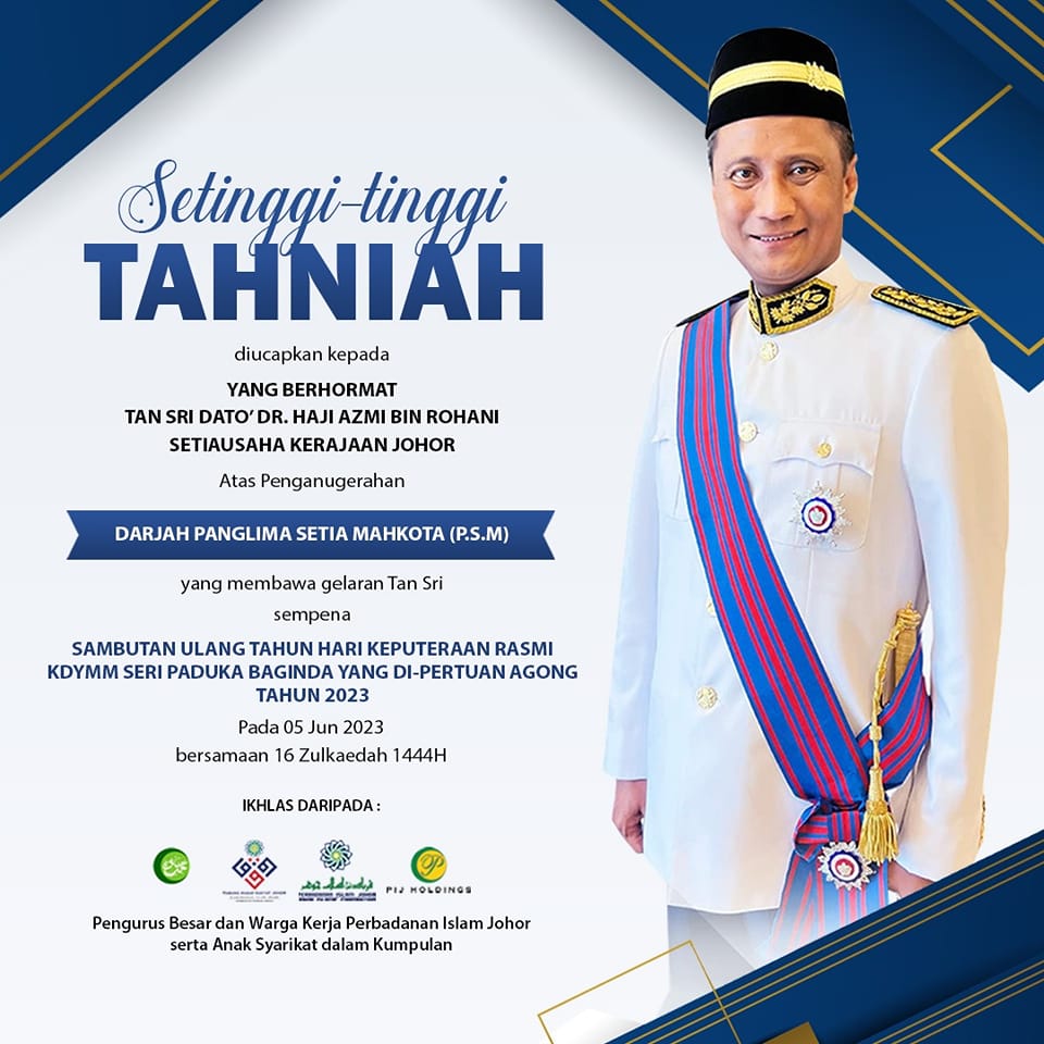Perbadanan - Setinggi-tinggi Tahniah diucapkan kepada Yang Berhormat ...