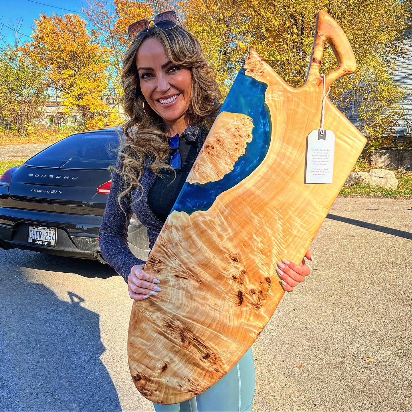 Happy client with her new... - Rustic Designs by Rich