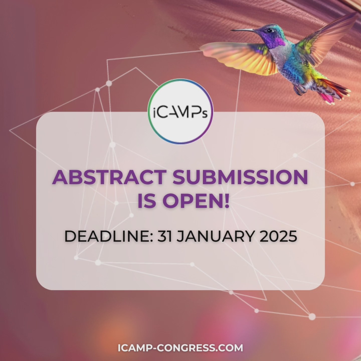 📝 Abstract Submission Now Open for iCAMPs 2025! We’re excited to ...