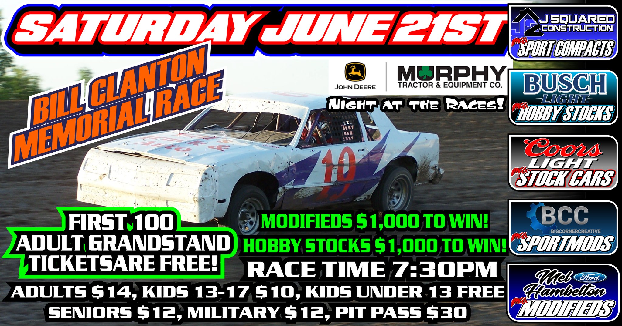 Murphy Equipment Company Night & Bill Clanton Memorial Race