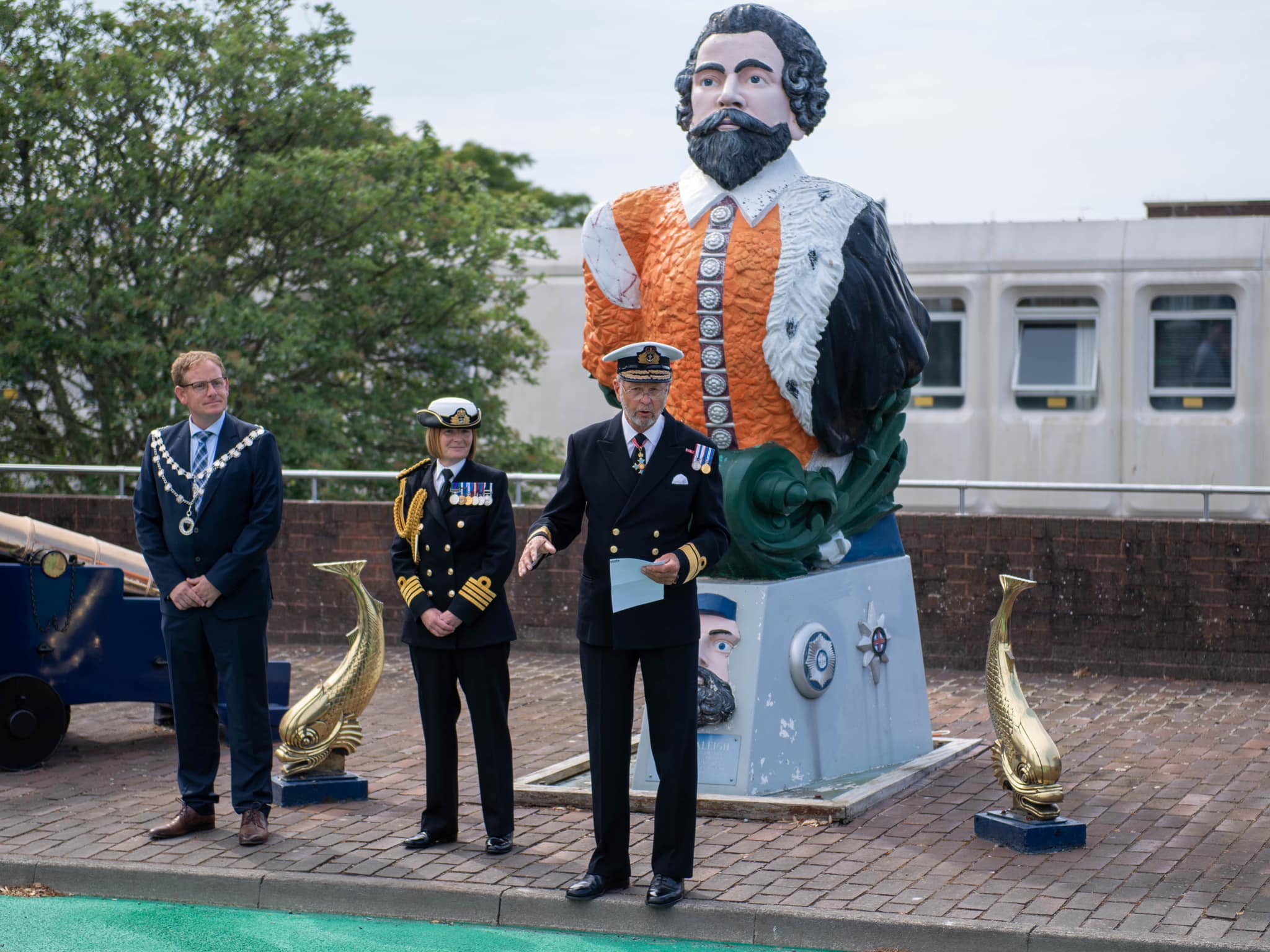 HMS Raleigh - Today the Captain of HMS Raleigh, Captain... | Facebook