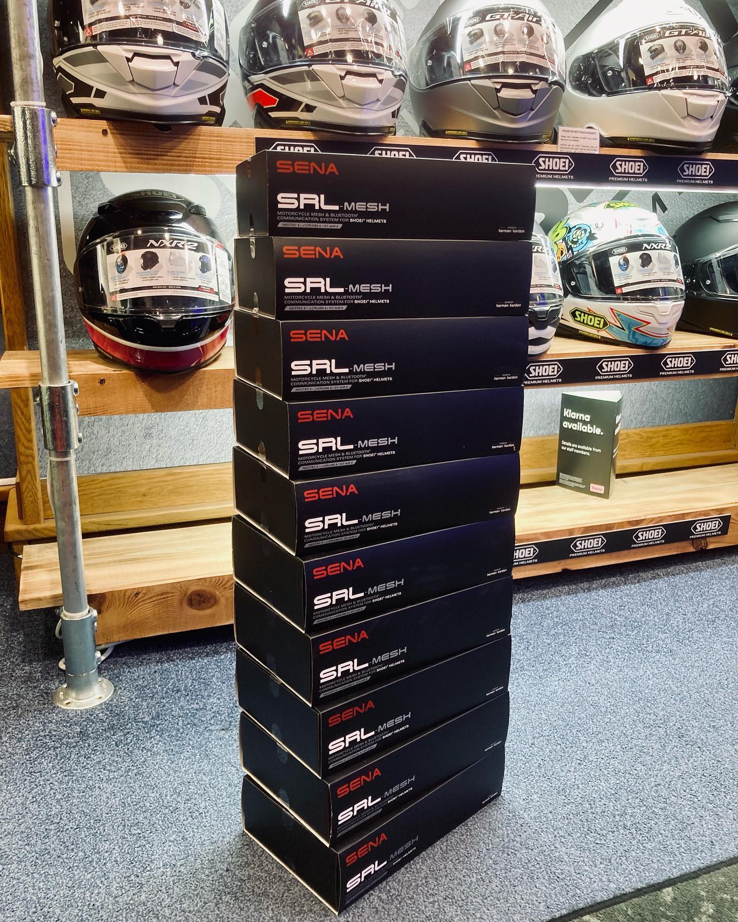 Brand new Sena SRL Mesh for Shoei GT Air 2 and Neotec 2 now in