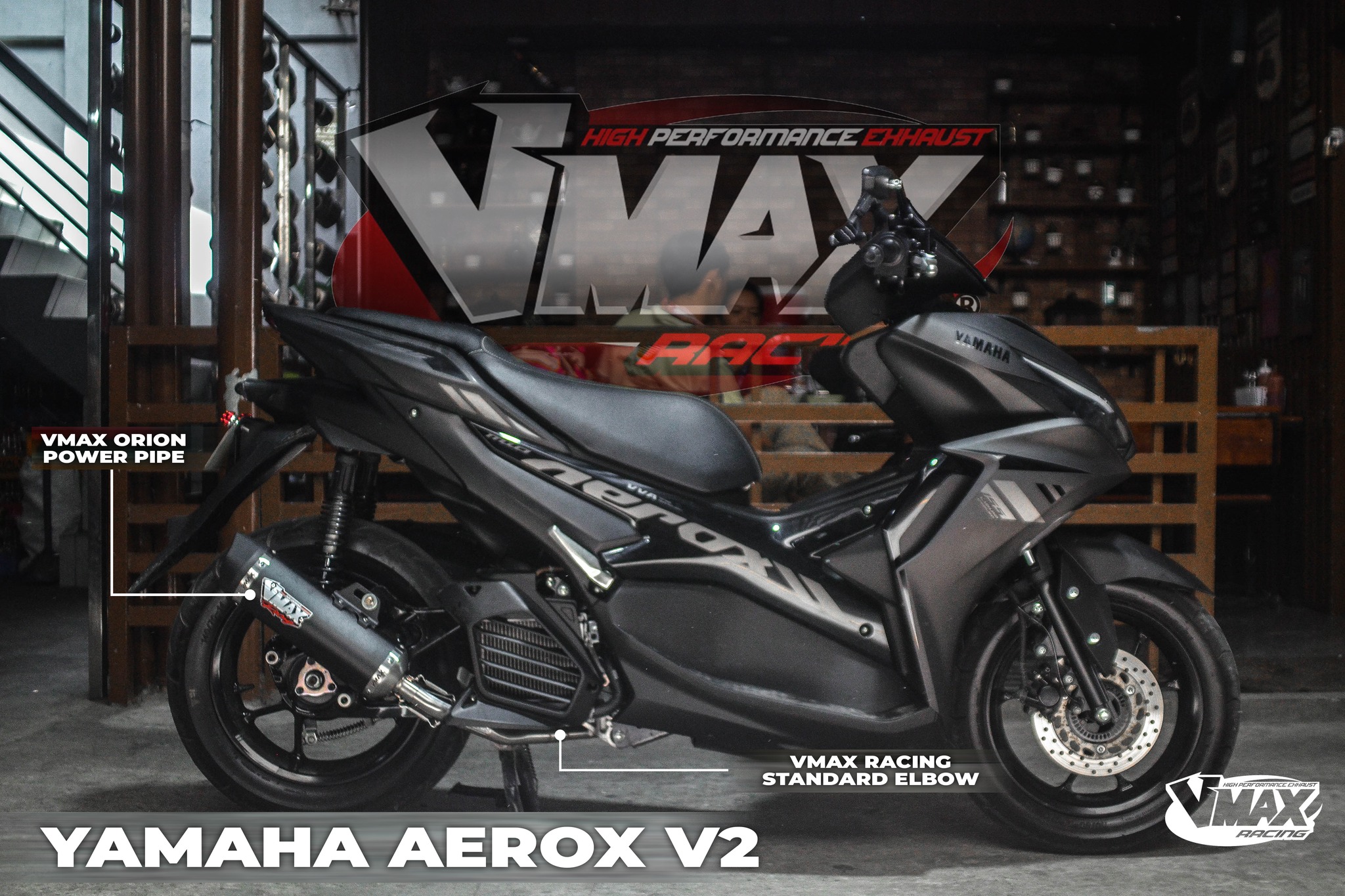 VMAX Racing - 𝗬𝗔𝗠𝗔𝗛𝗔 𝗔𝗘𝗥𝗢𝗫 𝗩𝟮 | 𝗩𝗠𝗔𝗫 𝗢𝗥𝗜𝗢𝗡 𝗣𝗼𝘄𝗲𝗿 𝗣𝗶𝗽𝗲 💪💯...