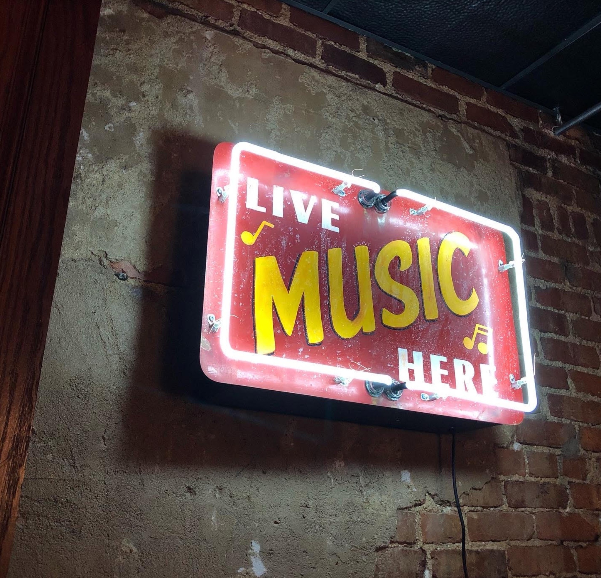 In our imagination, we salvaged this crusty old sign from a barn along ...