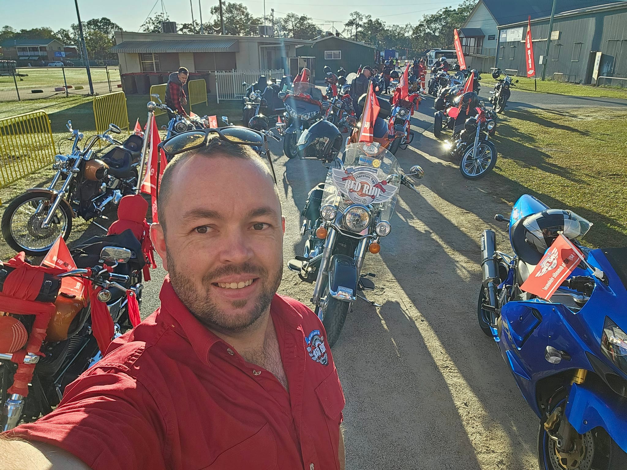 It's ride day,... - Red Ride - Ride Against Domestic Violence