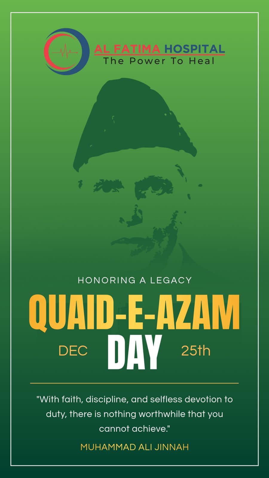 Al-Fatima - “Celebrating the Legacy of Quaid-e-Azam Muhammad Ali Jinnah ...