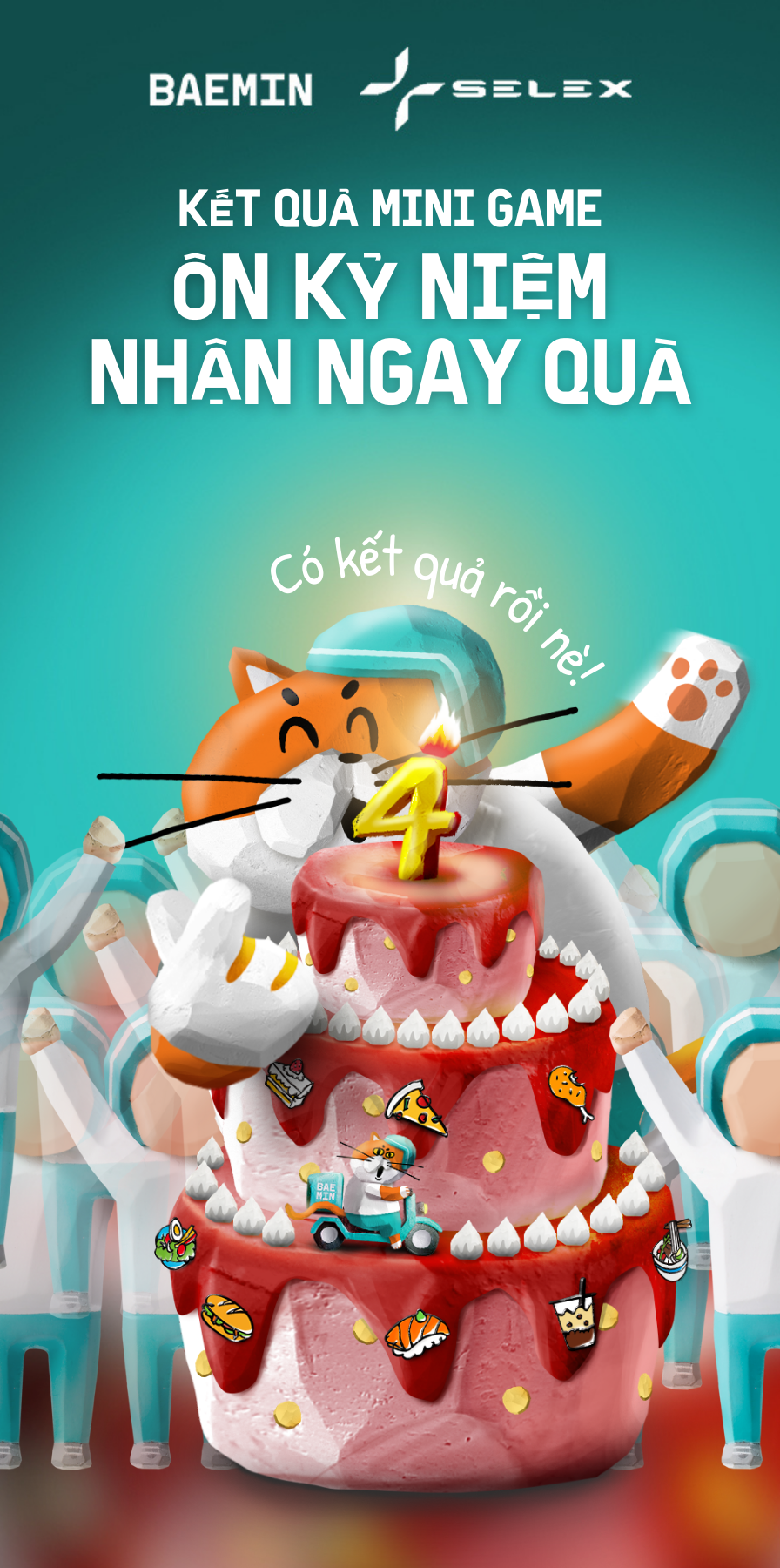 BAEMIN Rider - 🥳 THÔNG BÁO KẾT QUẢ MINI GAME “ÔN KỶ NIỆM
