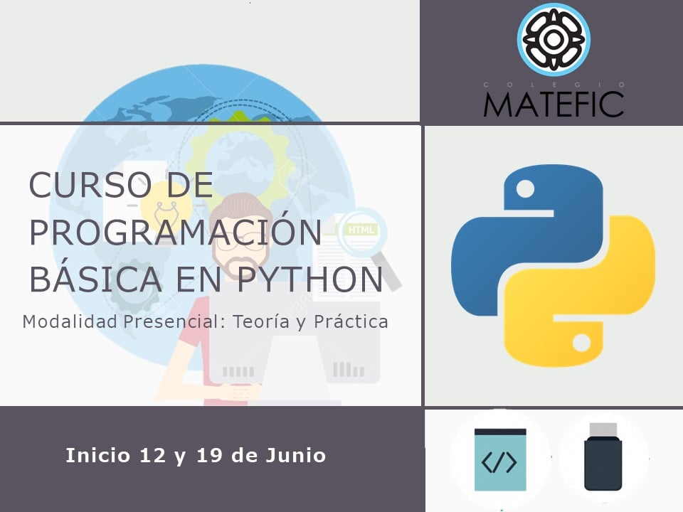 🔝 CURSO DE PROGRAMACIÓN EN PYTHON... - Colegio Matefic A. C.