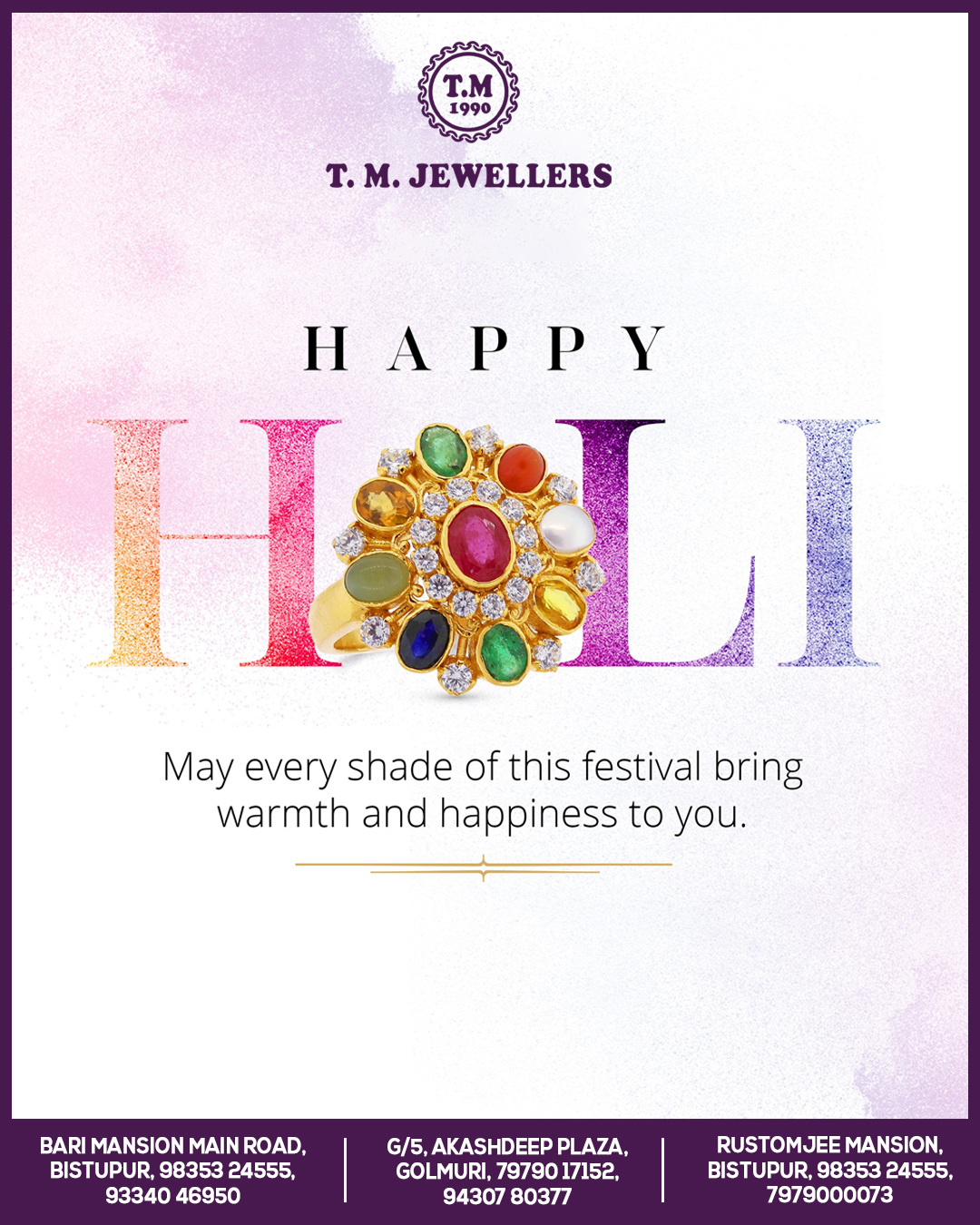 TM - Celebrate the festival of colors with the sparkle of elegance! 🌸 ...