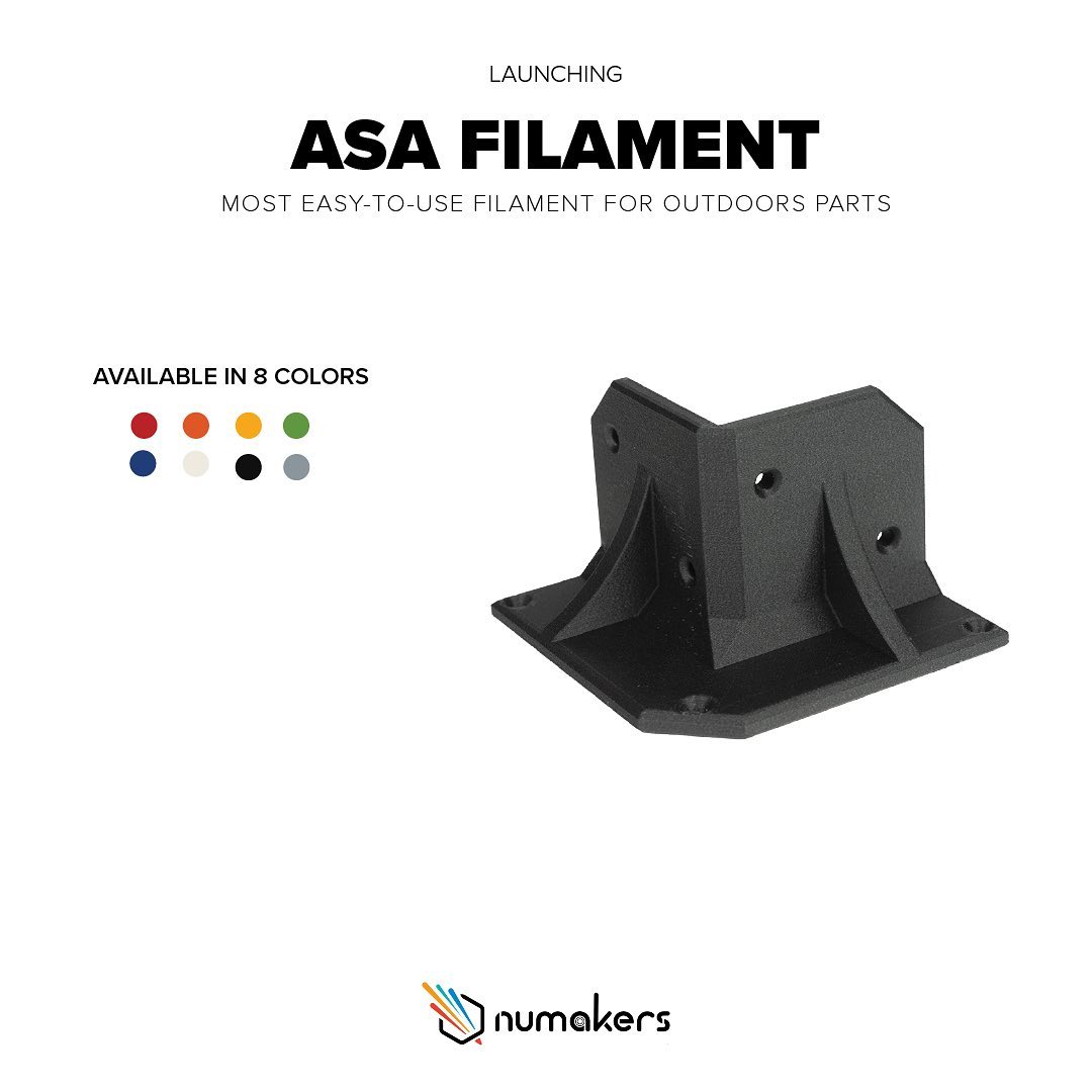 Numakers - Launching ASA filament with 8 colors! Numakers™ ASA is ...