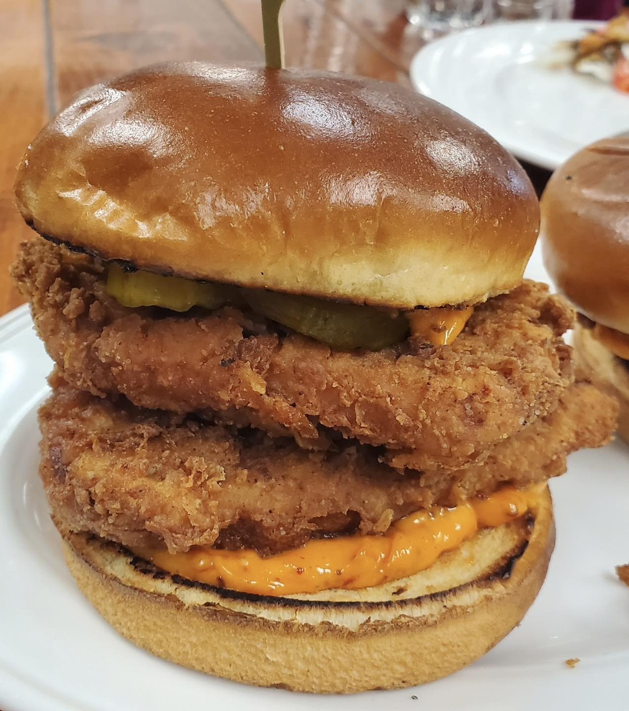 Rusty Pelican - Our world famous fried pork 🐖chop sandwich...