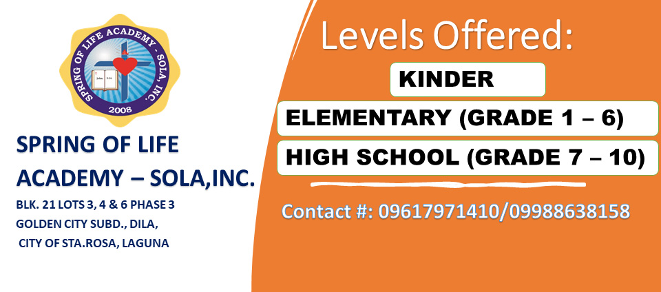 Spring of Life Academy-Sola, Inc. | Sta. Rosa