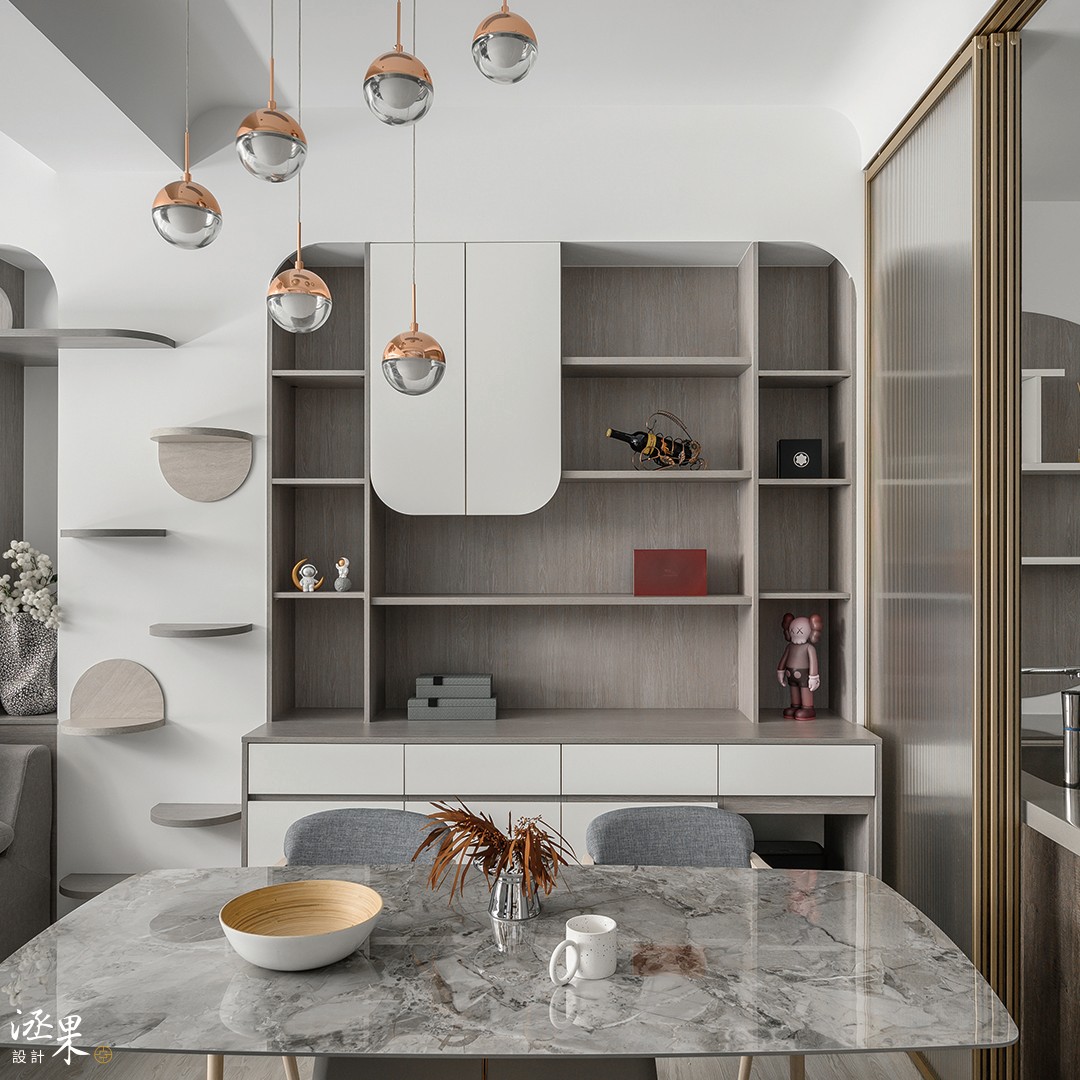 #餐邊櫃牆面 與 #天花板弧型... - 洆果空間設計 Cheng Guo Design | Facebook