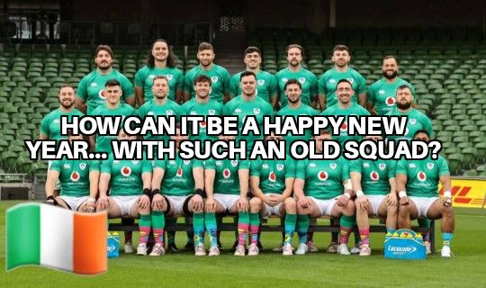 Credit: Rugby Irish &... - The International Rugby Memes Club | Facebook