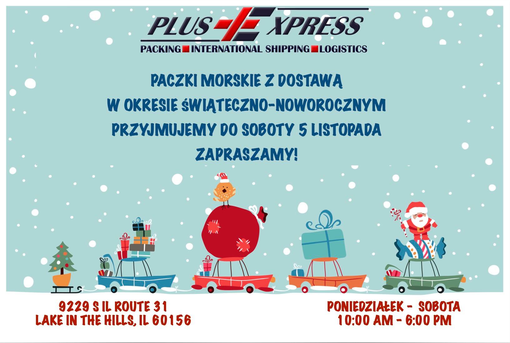 PLUS Express | Lake in the Hills IL