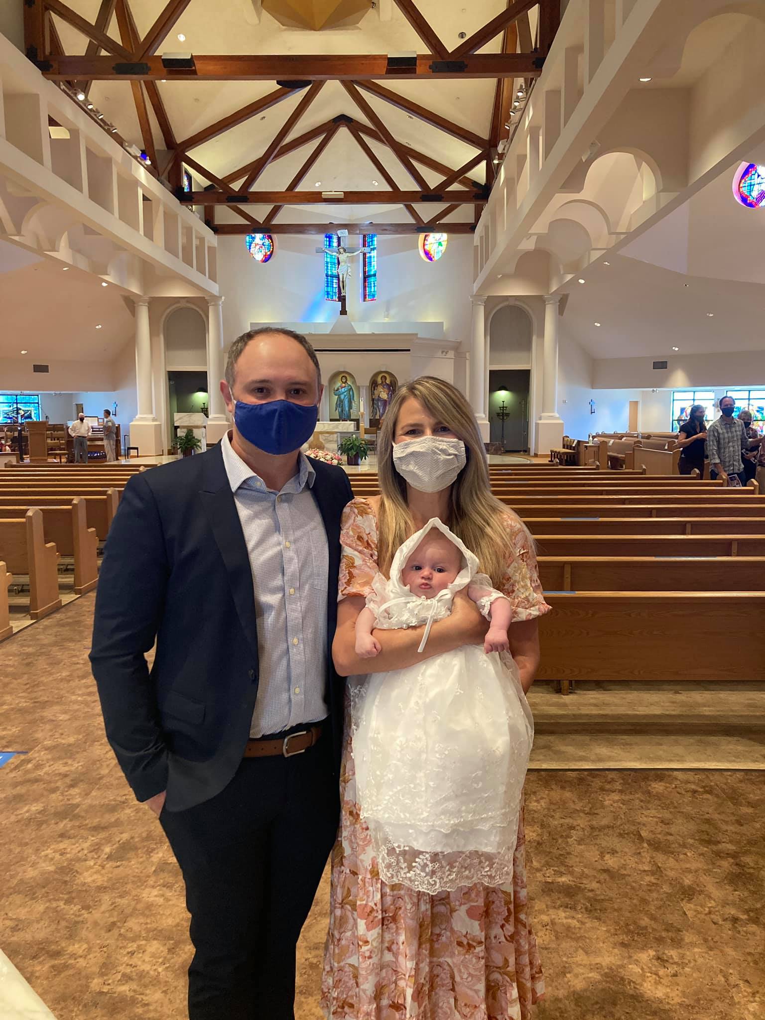Today Madison was baptized... - St. Raphael Catholic Church